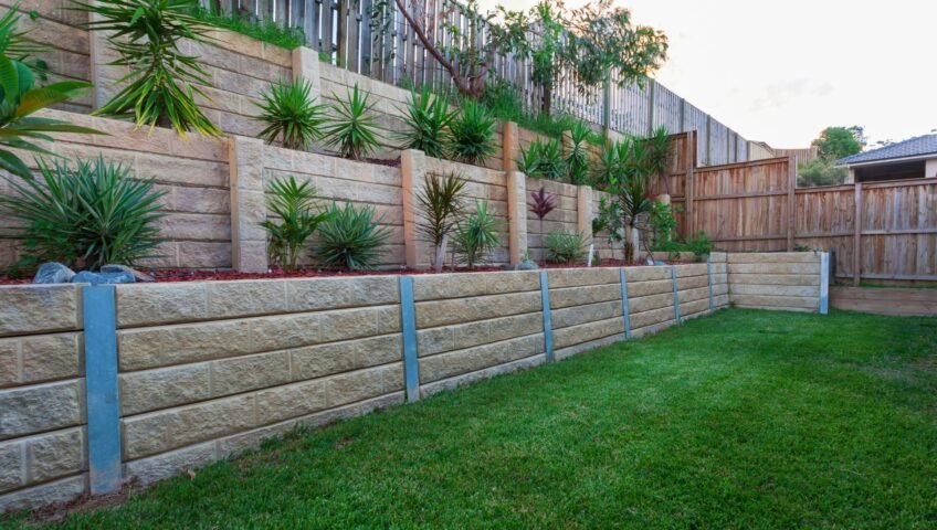 Timer Retaining Wall