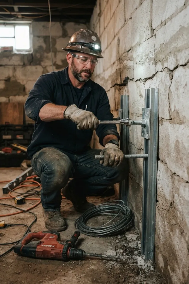 Bowing Wall Reinforcement in New Jersey