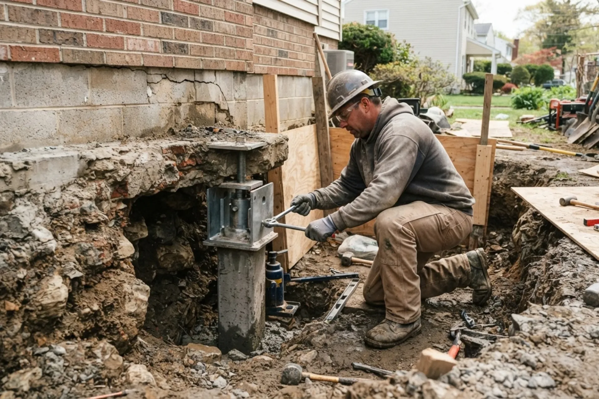 Foundation Underpinning in New Jersey