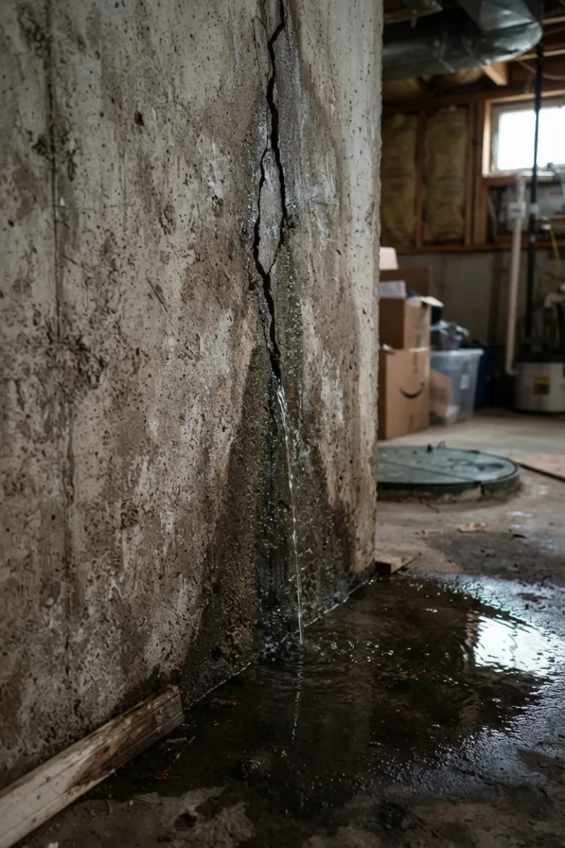 Water Entering Through Foundation Cracks Problem in New Jersey